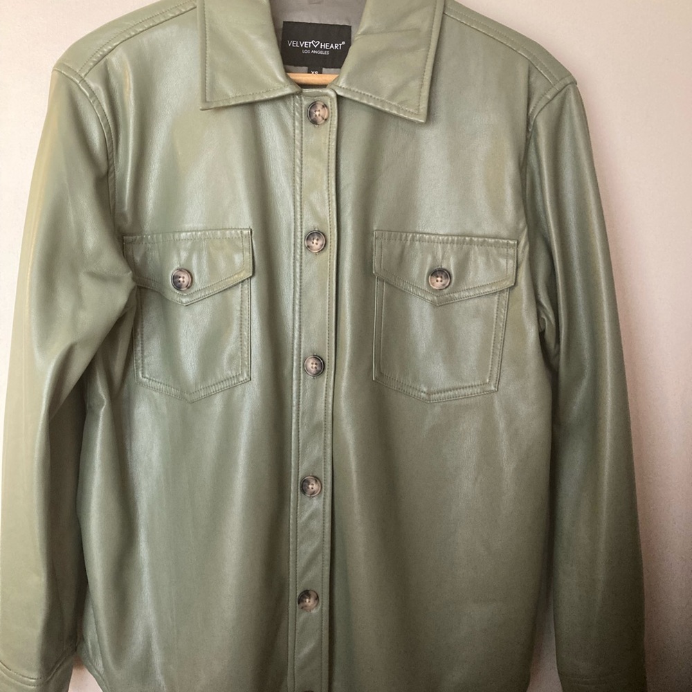 Velvet Heart Women’s Olive Shirt Jacket